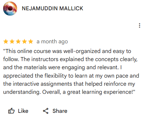 Google Review - Student Success with Eagle Forum