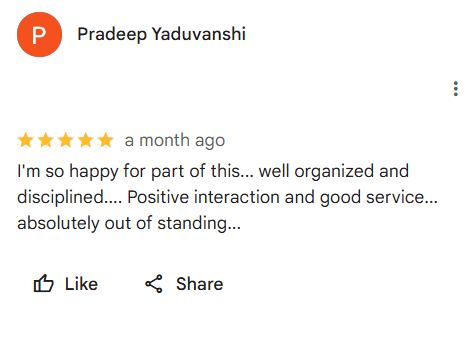 Google Review - Top Performance